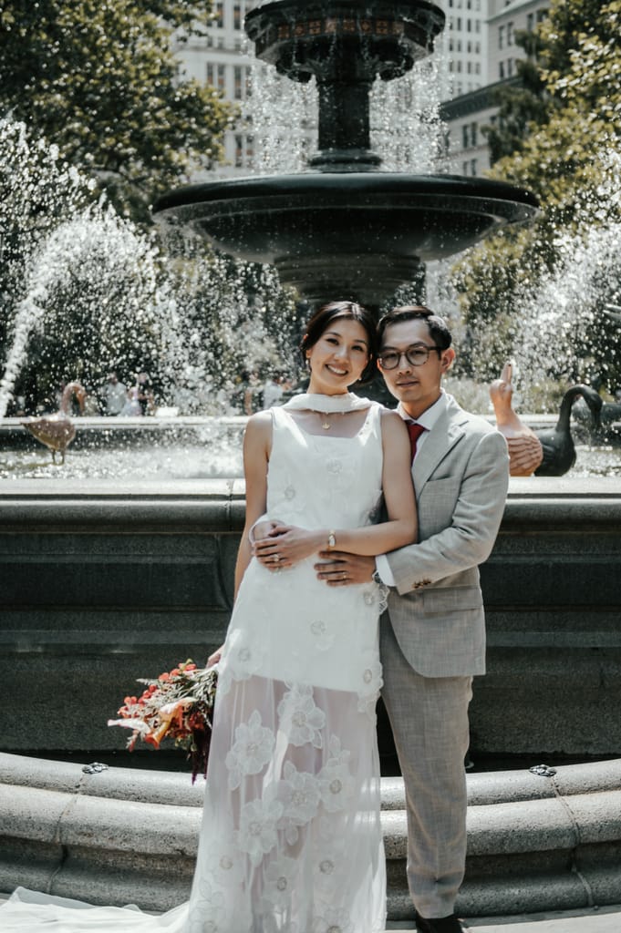 Claire and Patrick at their elopement, photograph 27 of 32