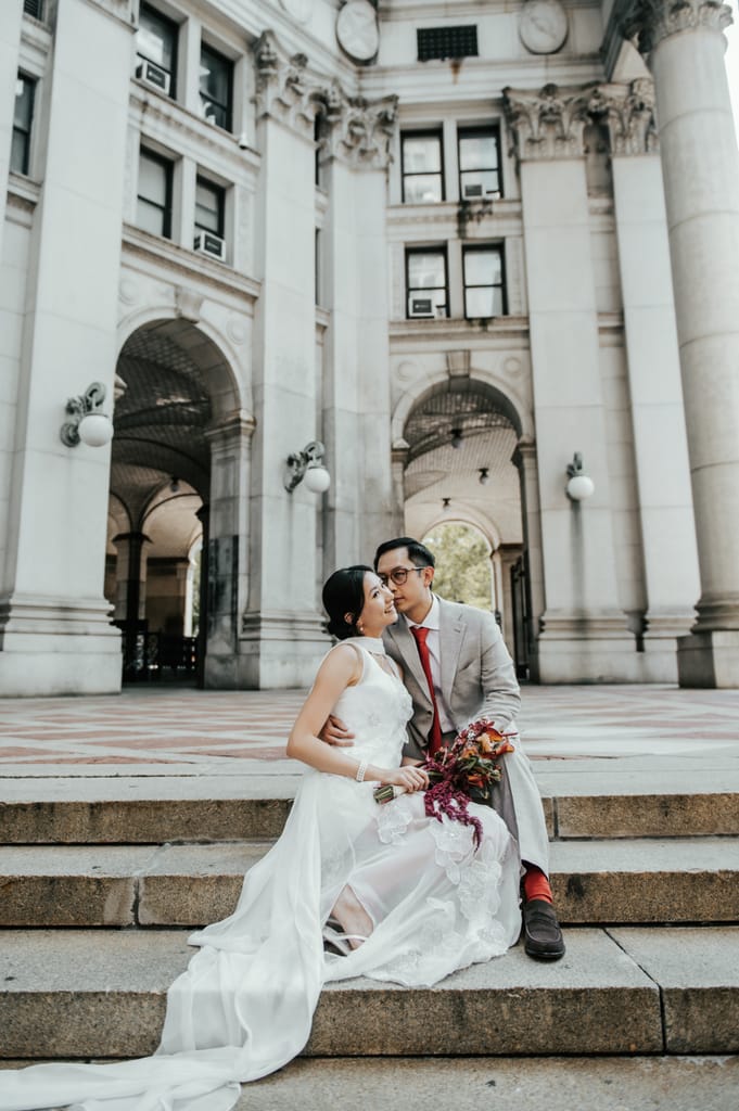 Claire and Patrick at their elopement, photograph 20 of 32