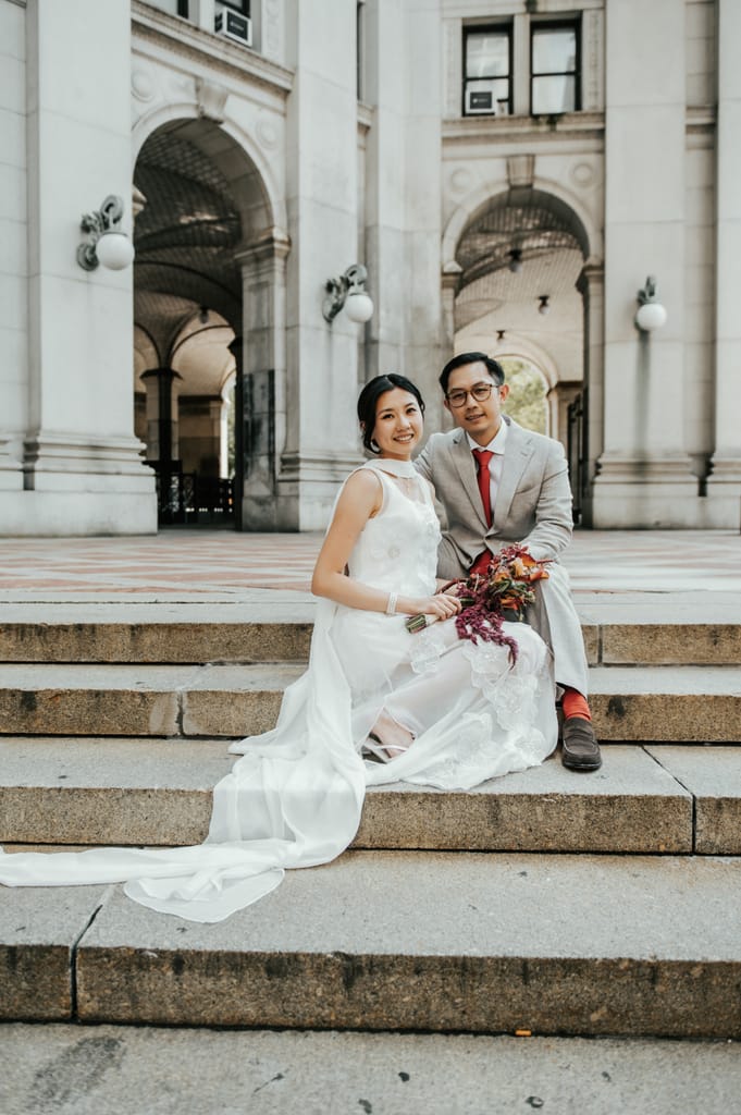 Claire and Patrick at their elopement, photograph 19 of 32
