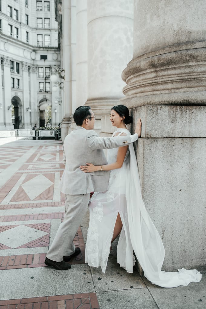 Claire and Patrick at their elopement, photograph 14 of 32