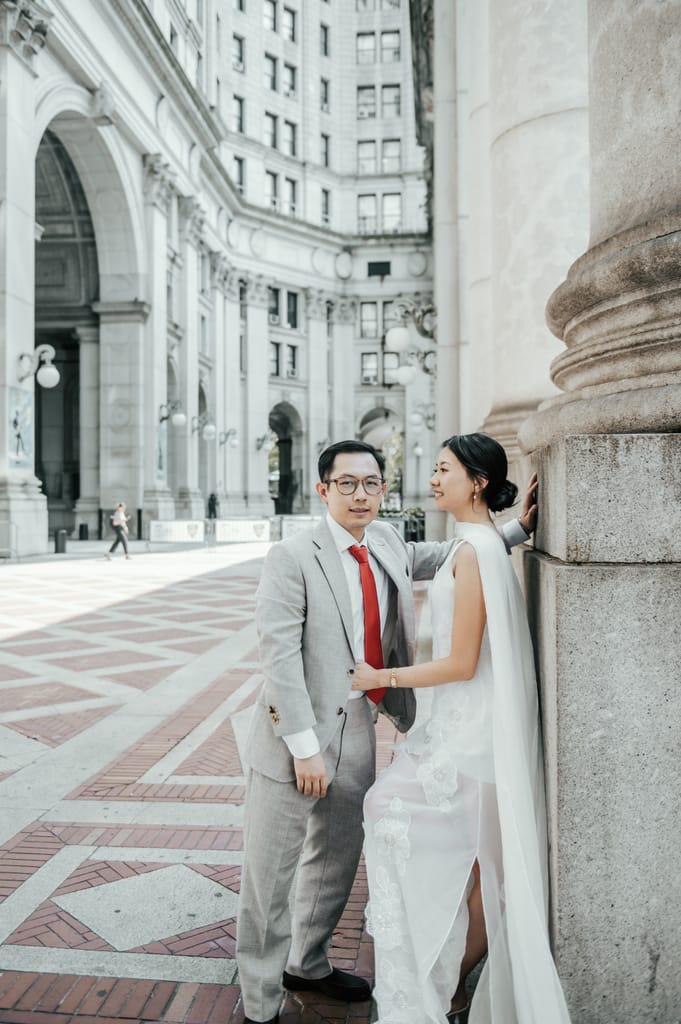 Claire and Patrick at their elopement, photograph 15 of 32