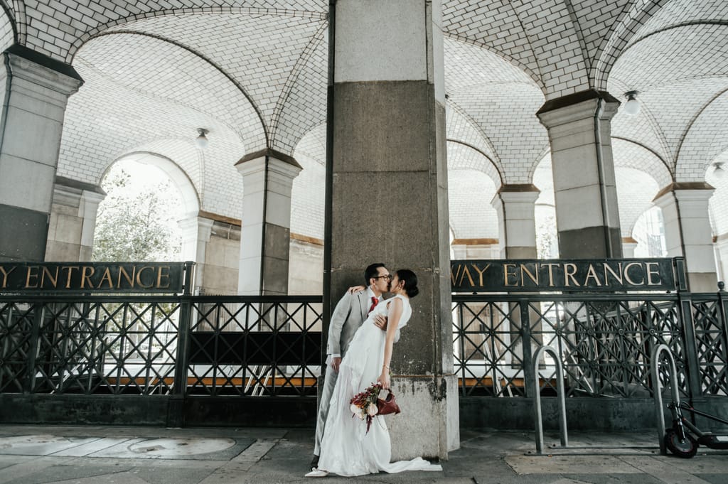 Claire and Patrick at their elopement, photograph 22 of 32