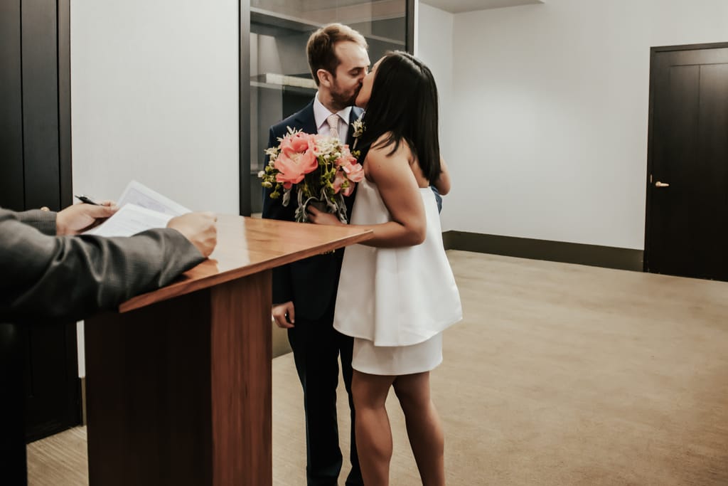 Gabby and Mihai at their elopement, photograph 10 of 49