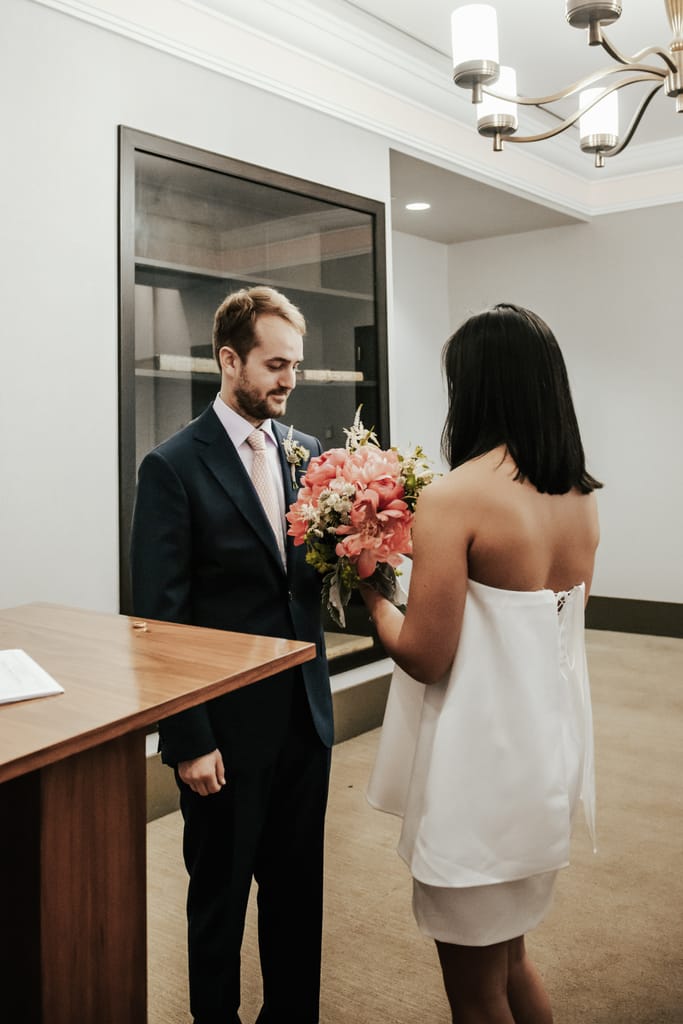 Gabby and Mihai at their elopement, photograph 6 of 49