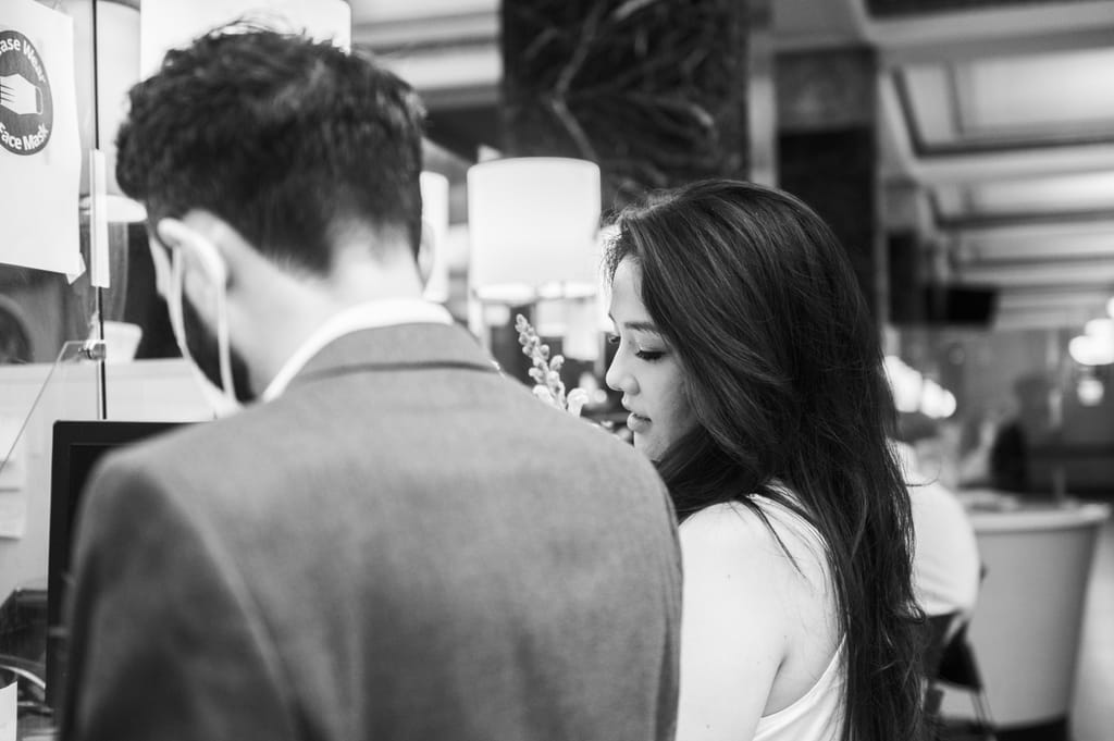 Kristen and Jarett at their elopement, photograph 2 of 46