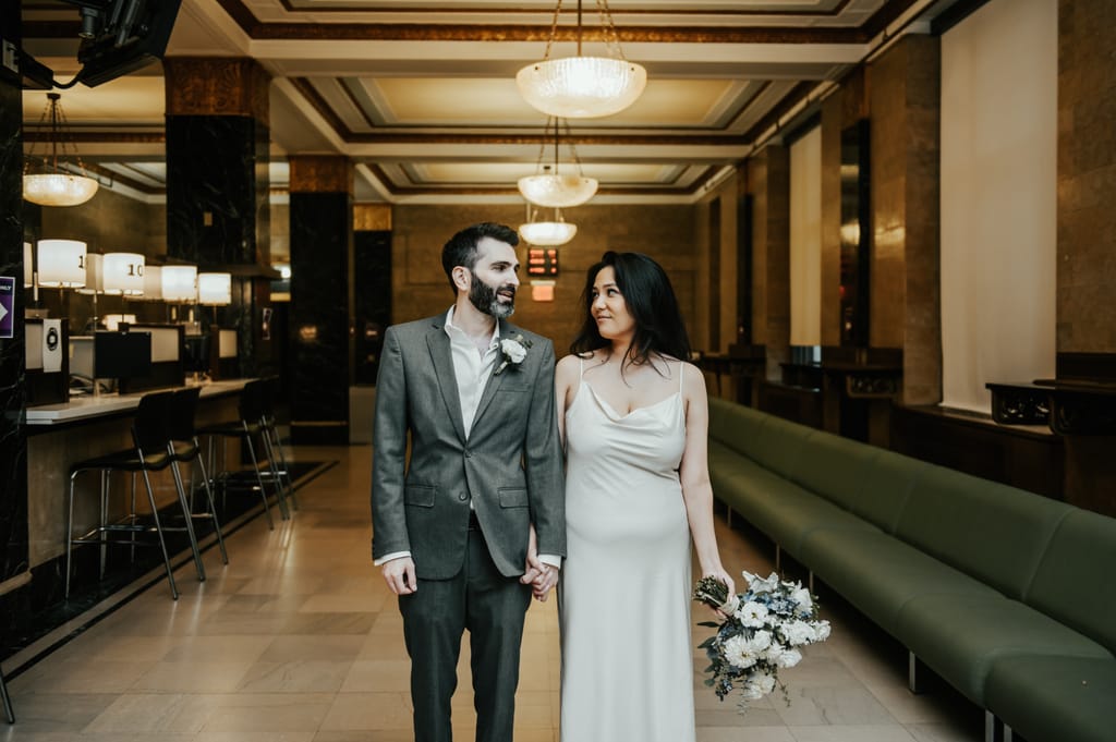 Kristen and Jarett at their elopement, photograph 1 of 46