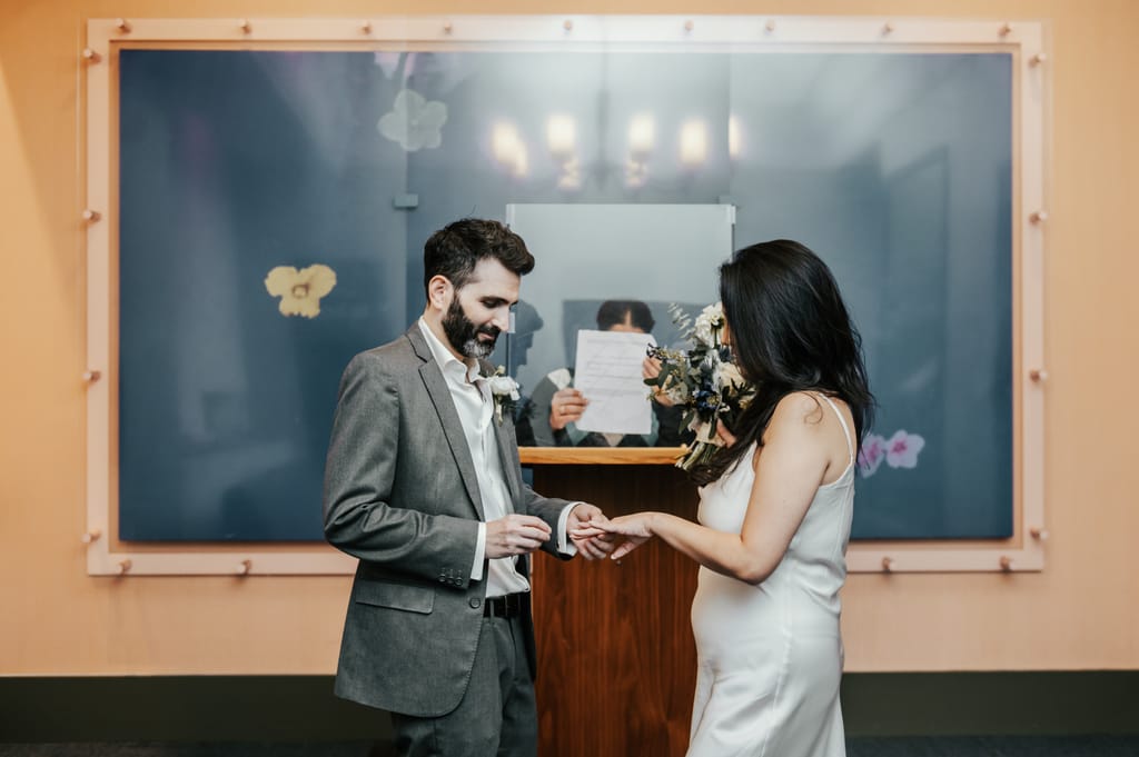 Kristen and Jarett at their elopement, photograph 6 of 46