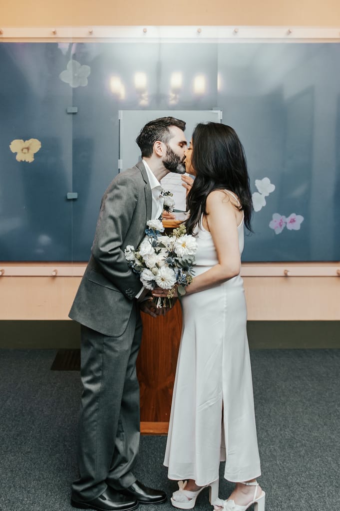 Kristen and Jarett at their elopement, photograph 7 of 46