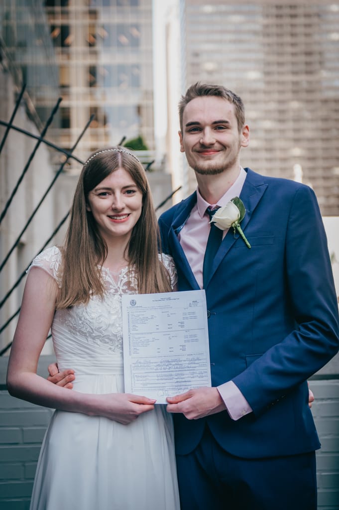 Laura and Peter at their elopement, photograph 44 of 84