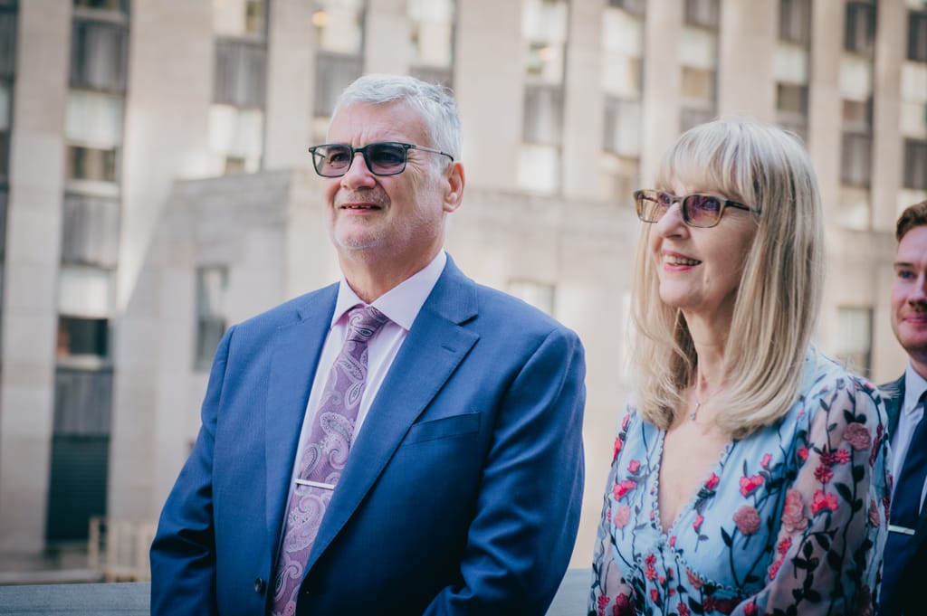 Laura and Peter at their elopement, photograph 6 of 84