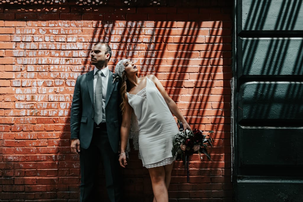 Pati and Gabriel at their elopement