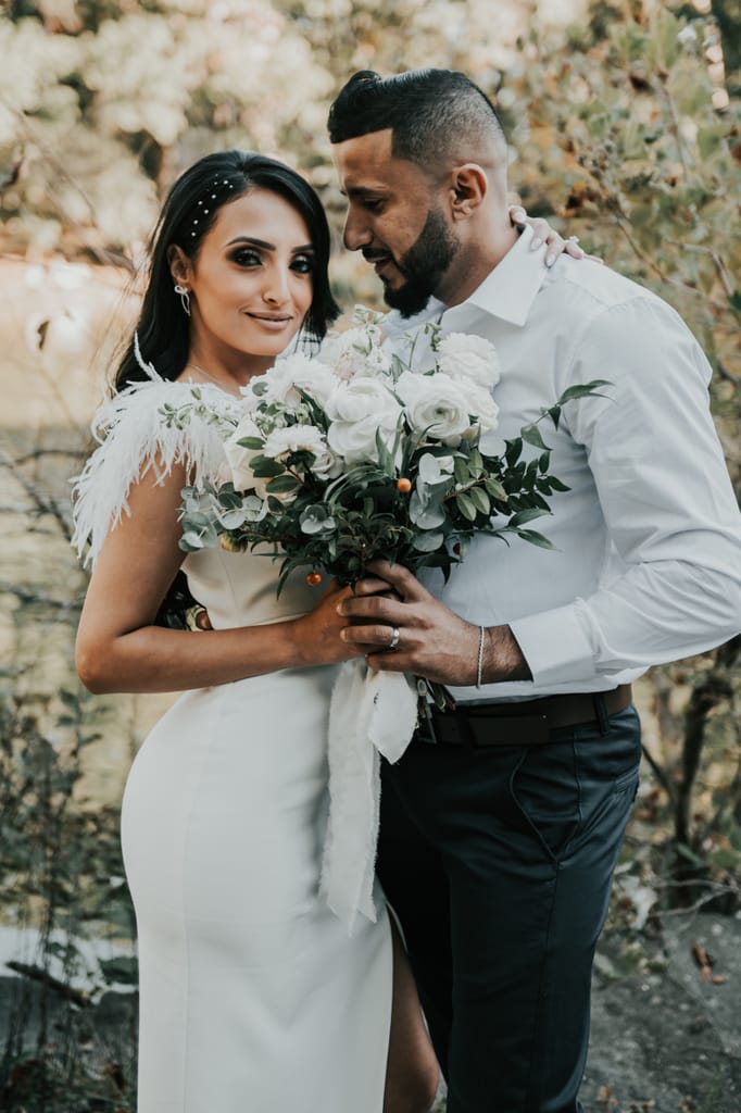 Tina and Sharif at their elopement, photograph 24 of 48