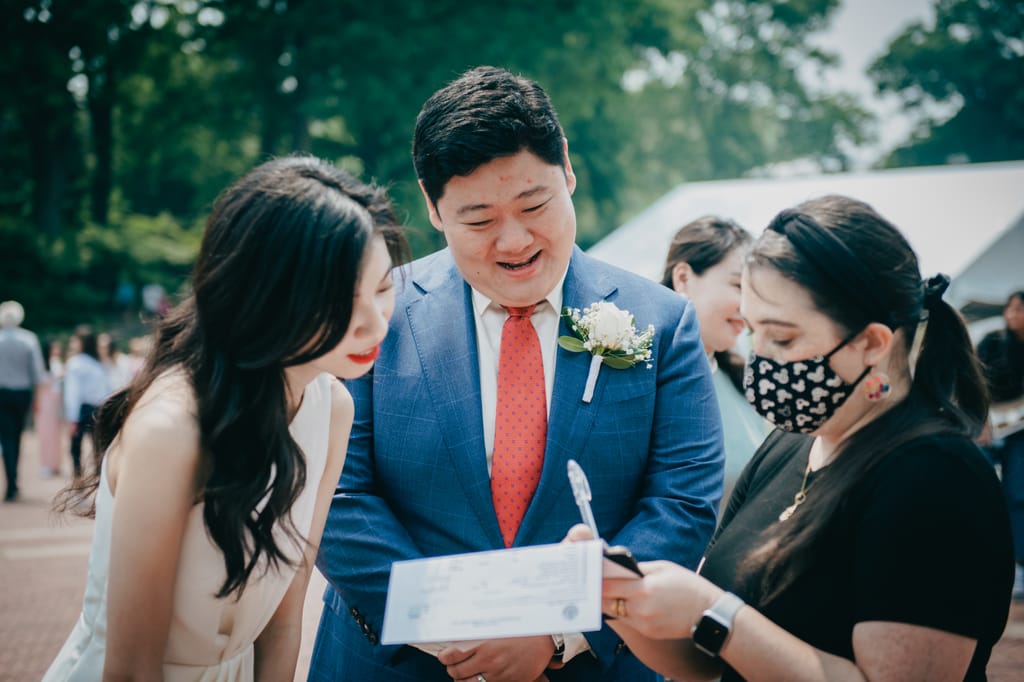 Tzuchin and Alan at their elopement, photograph 36 of 88
