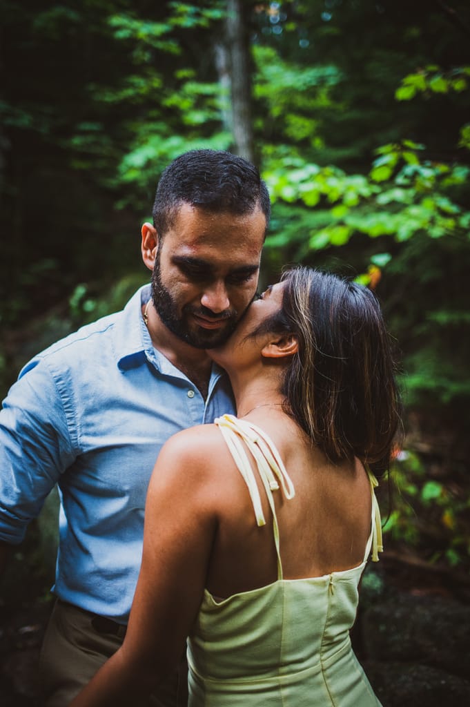 April and Ravin during their engagement session, photograph 9 of 32
