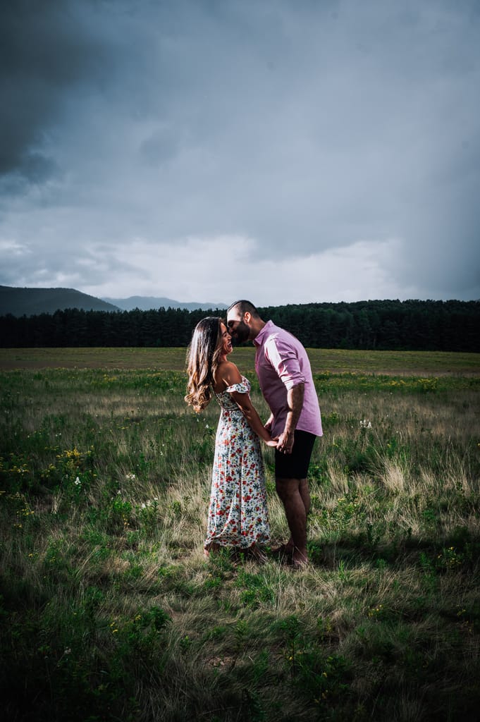 April and Ravin during their engagement session, photograph 6 of 32