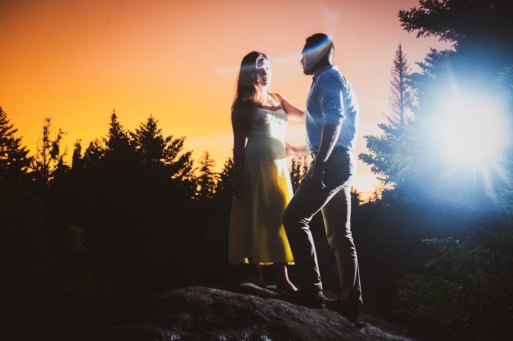 April and Ravin during their engagement session, photograph 25 of 32