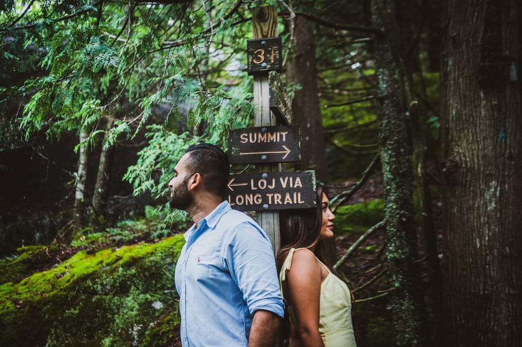 April and Ravin during their engagement session, photograph 17 of 32