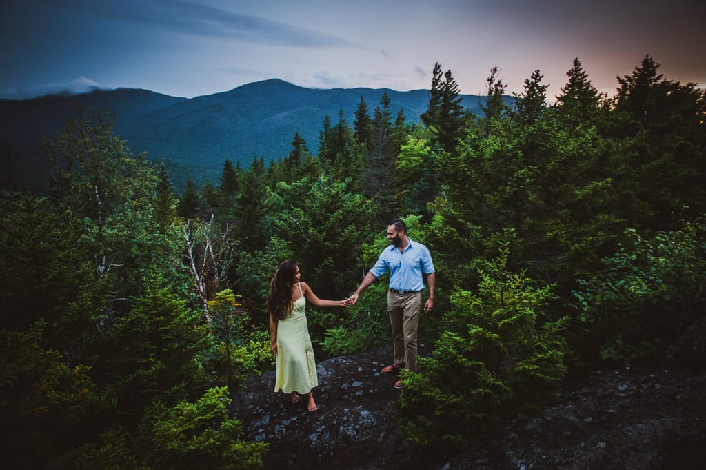 April and Ravin during their engagement session, photograph 22 of 32