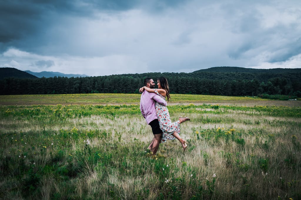 April and Ravin during their engagement session, photograph 3 of 32