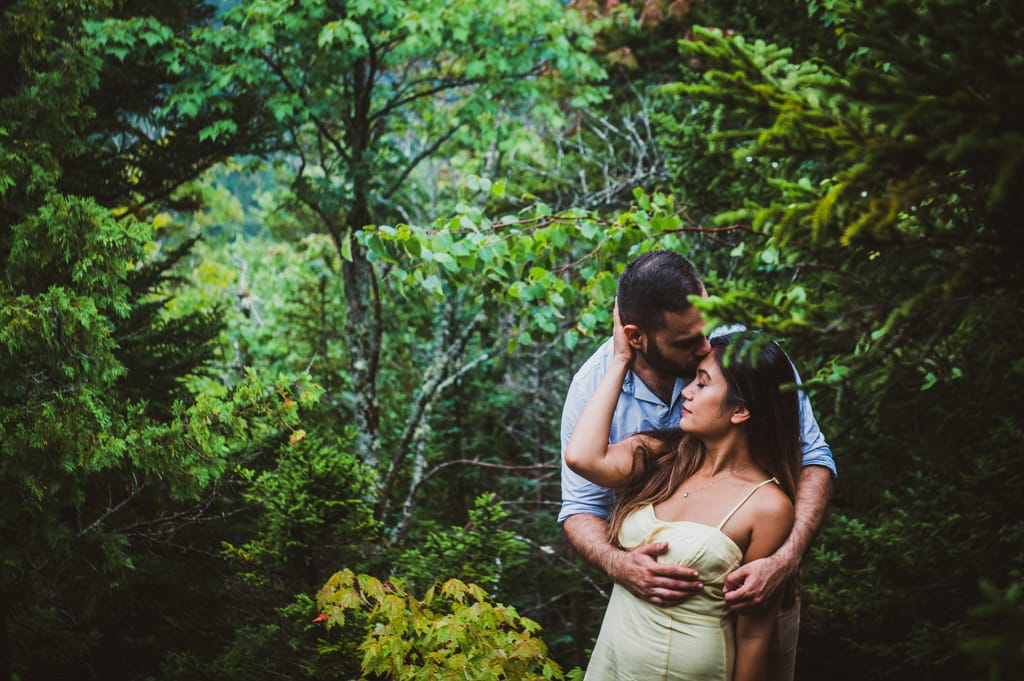 April and Ravin during their engagement session, photograph 15 of 32