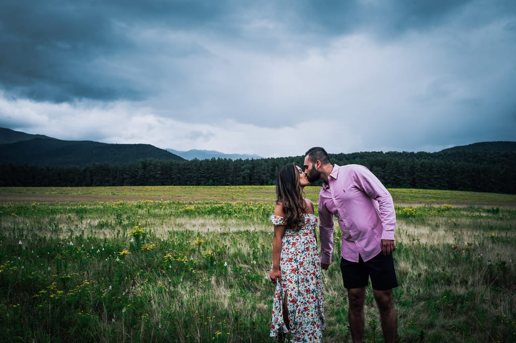 April and Ravin during their engagement session, photograph 5 of 32