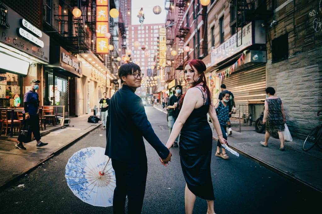 Christopher and Amaya during their engagement session, photograph 32 of 53