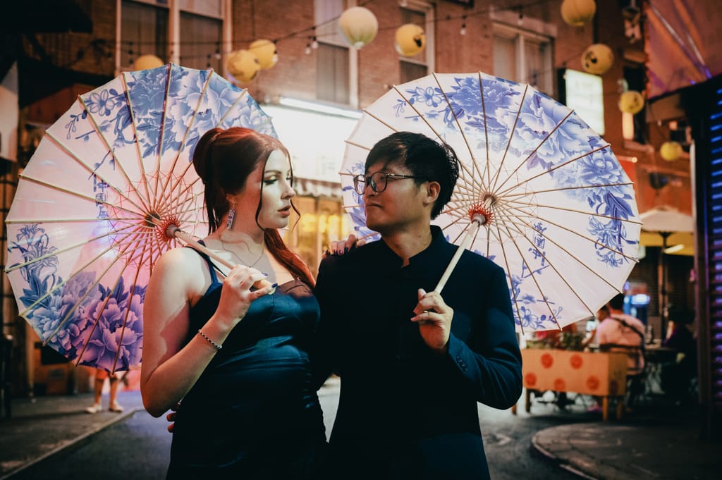 Christopher and Amaya during their engagement session, photograph 40 of 53