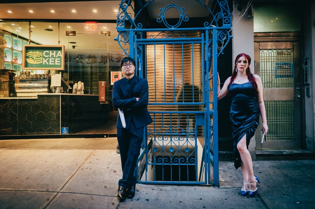 Christopher and Amaya during their engagement session, photograph 28 of 53