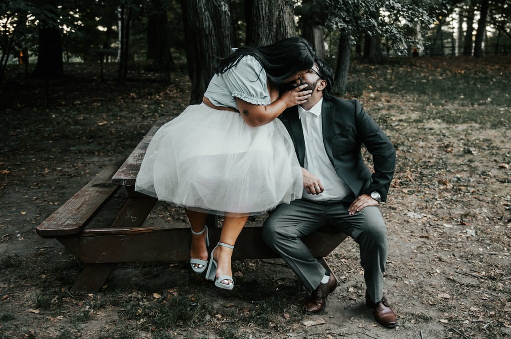 Cindy and Matt during their engagement session, photograph 16 of 29