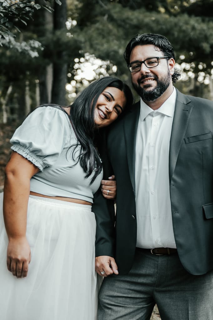 Cindy and Matt during their engagement session, photograph 19 of 29