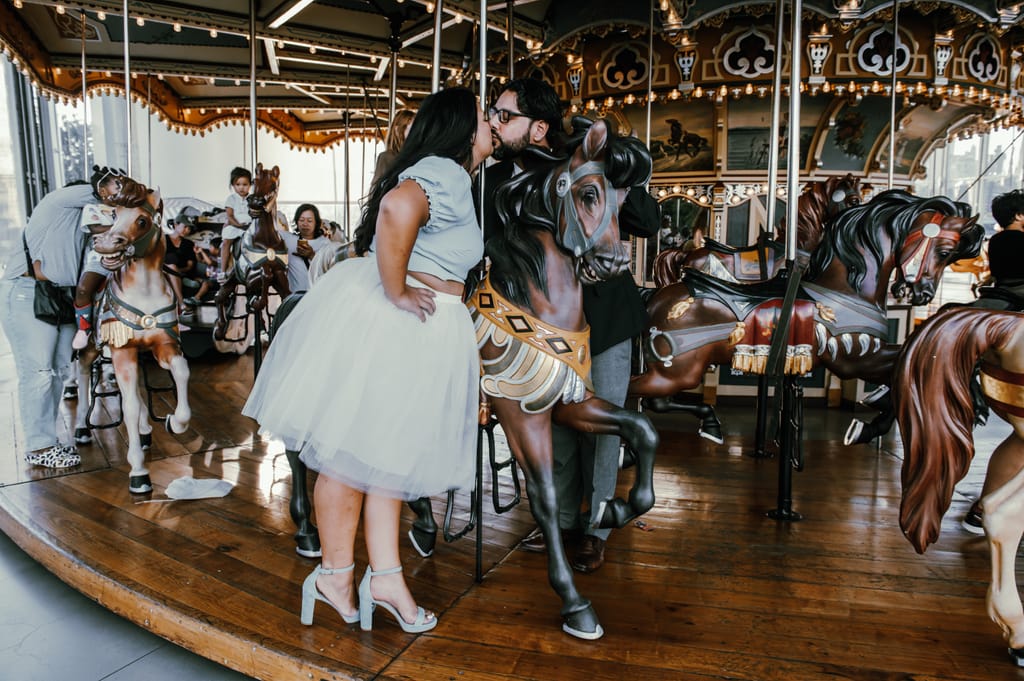 Cindy and Matt during their engagement session