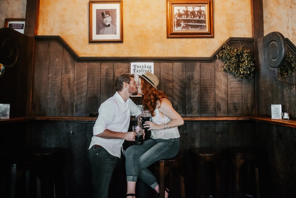 Courtney and Quinn during their engagement session, photograph 19 of 73