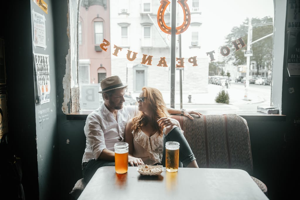Courtney and Quinn during their engagement session, photograph 37 of 73