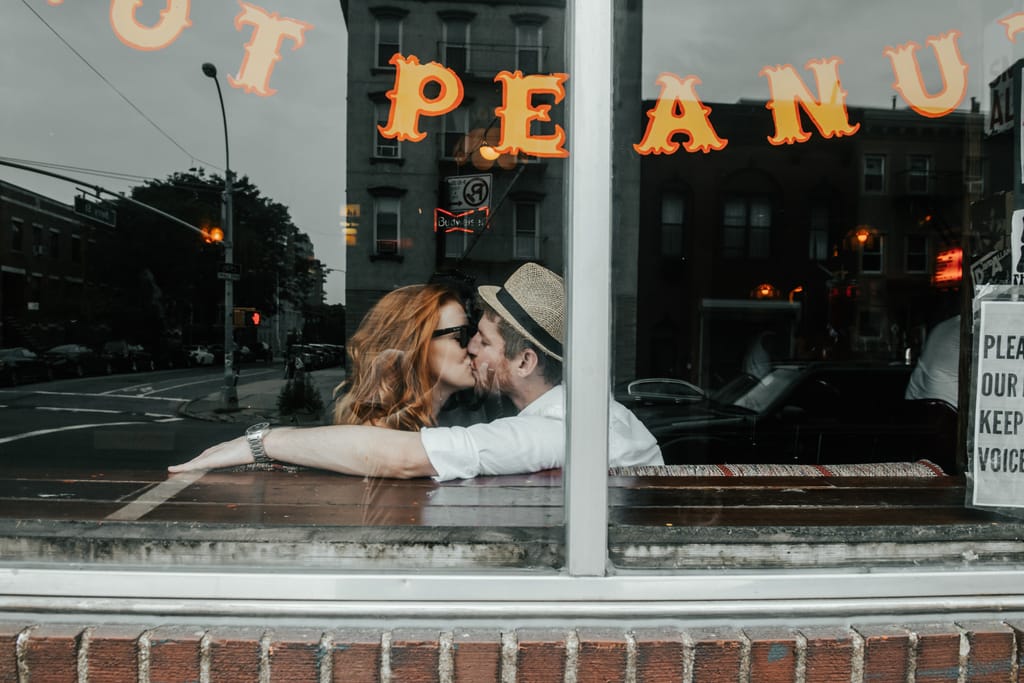 Courtney and Quinn during their engagement session, photograph 46 of 73