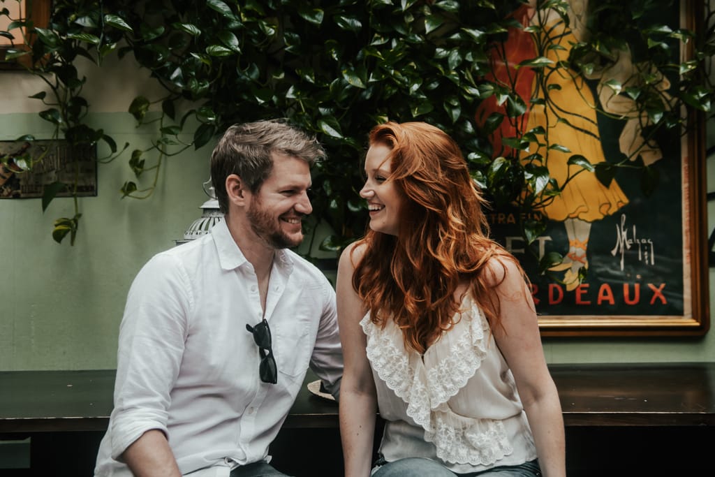 Courtney and Quinn during their engagement session, photograph 62 of 73