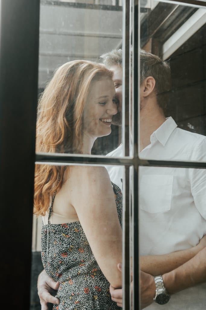 Courtney and Quinn during their engagement session, photograph 15 of 73