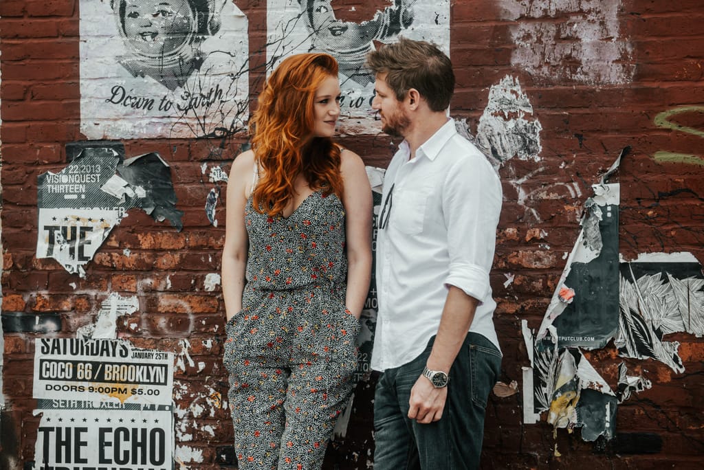 Courtney and Quinn during their engagement session, photograph 5 of 73