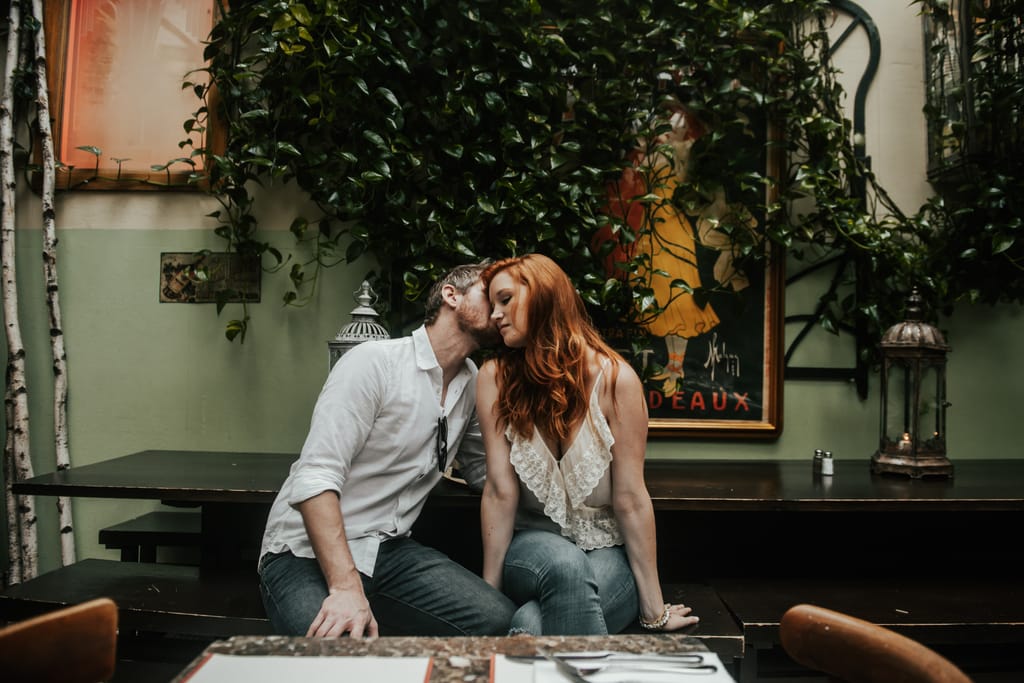 Courtney and Quinn during their engagement session, photograph 60 of 73
