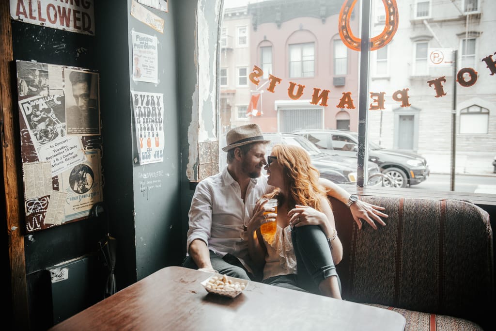 Courtney and Quinn during their engagement session, photograph 44 of 73