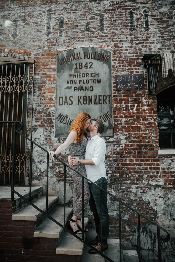 Courtney and Quinn during their engagement session, photograph 17 of 73