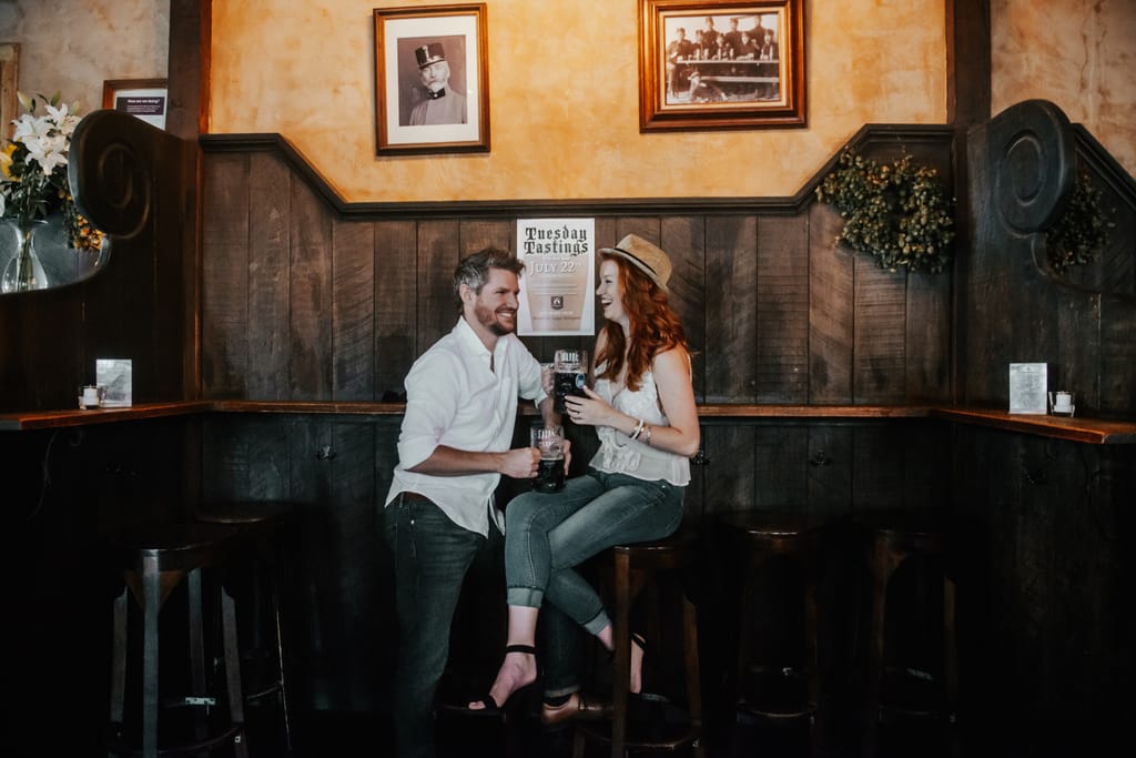 Courtney and Quinn during their engagement session, photograph 18 of 73