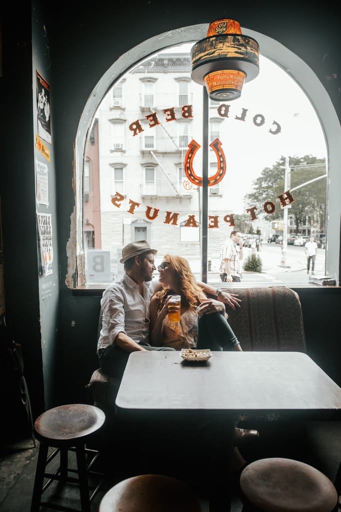 Courtney and Quinn during their engagement session, photograph 41 of 73