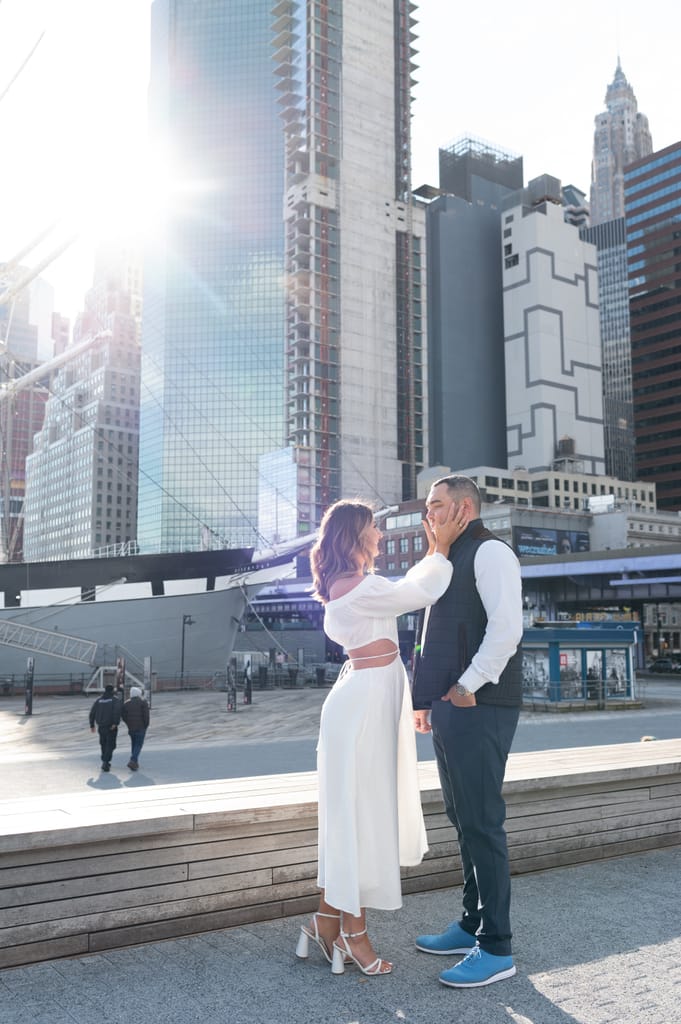 Emily and Griffin during their engagement session, photograph 22 of 57