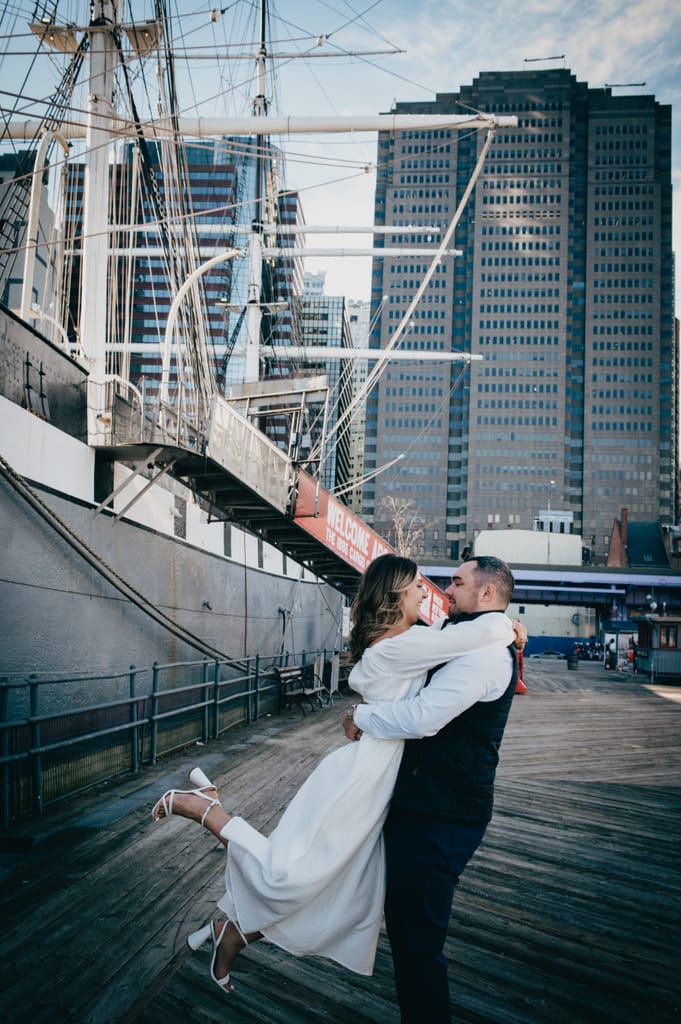 Emily and Griffin during their engagement session, photograph 33 of 57