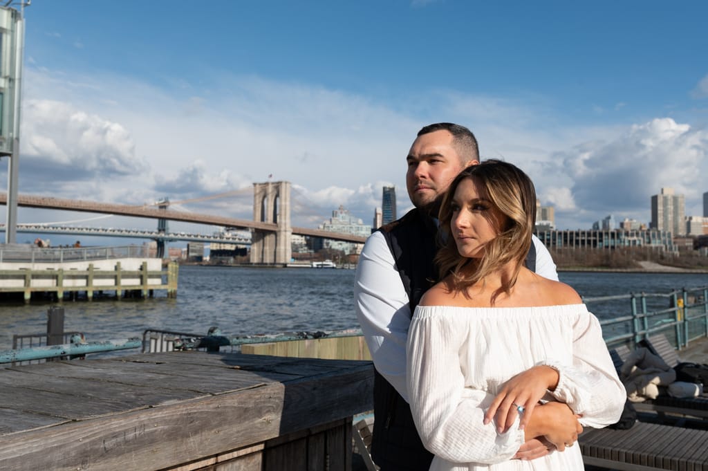 Emily and Griffin during their engagement session, photograph 31 of 57