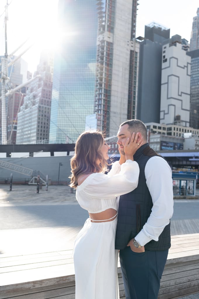 Emily and Griffin during their engagement session, photograph 23 of 57