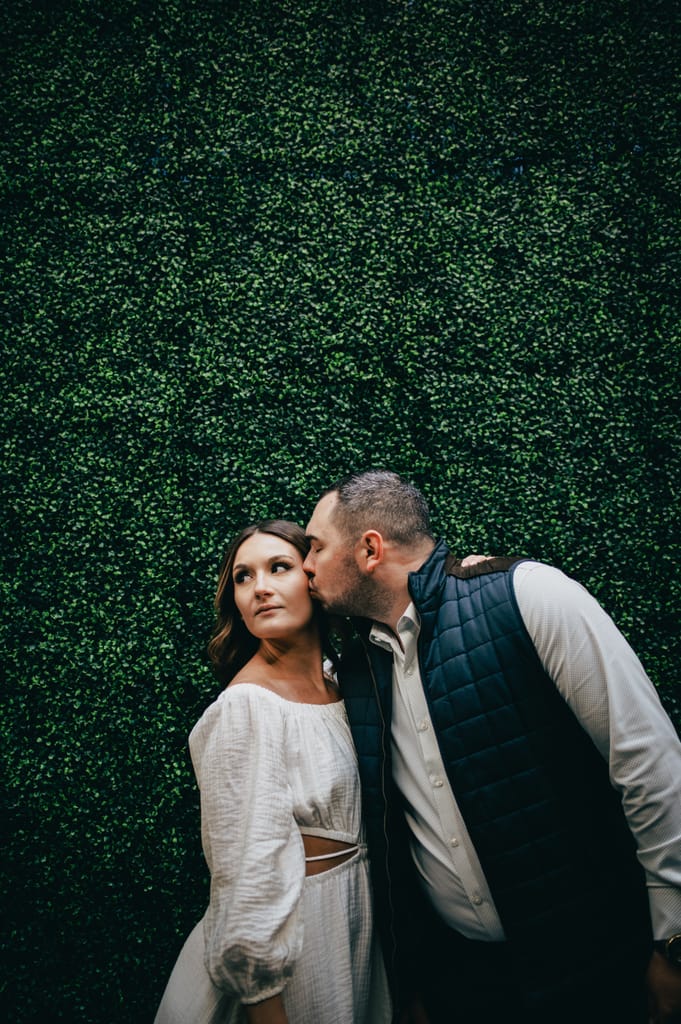 Emily and Griffin during their engagement session, photograph 37 of 57