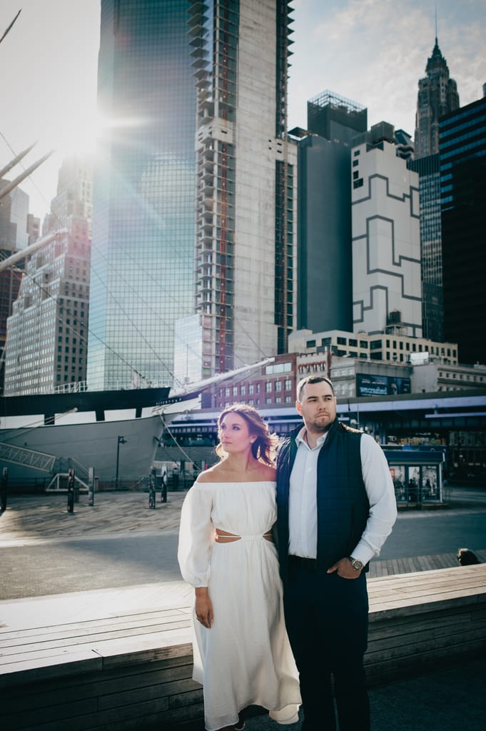 Emily and Griffin during their engagement session, photograph 19 of 57