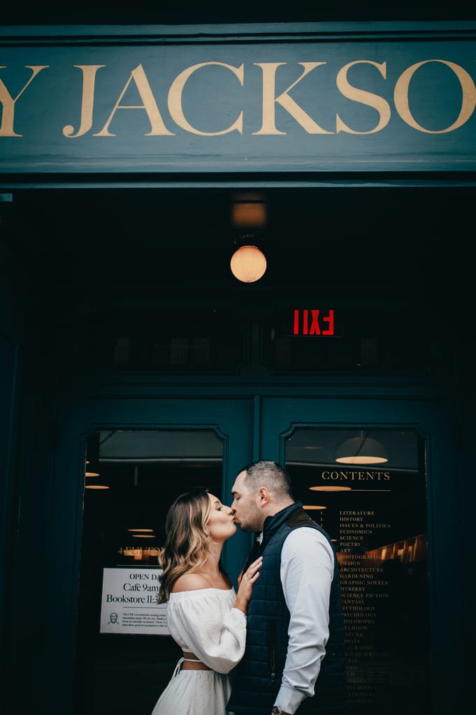 Emily and Griffin during their engagement session, photograph 16 of 57