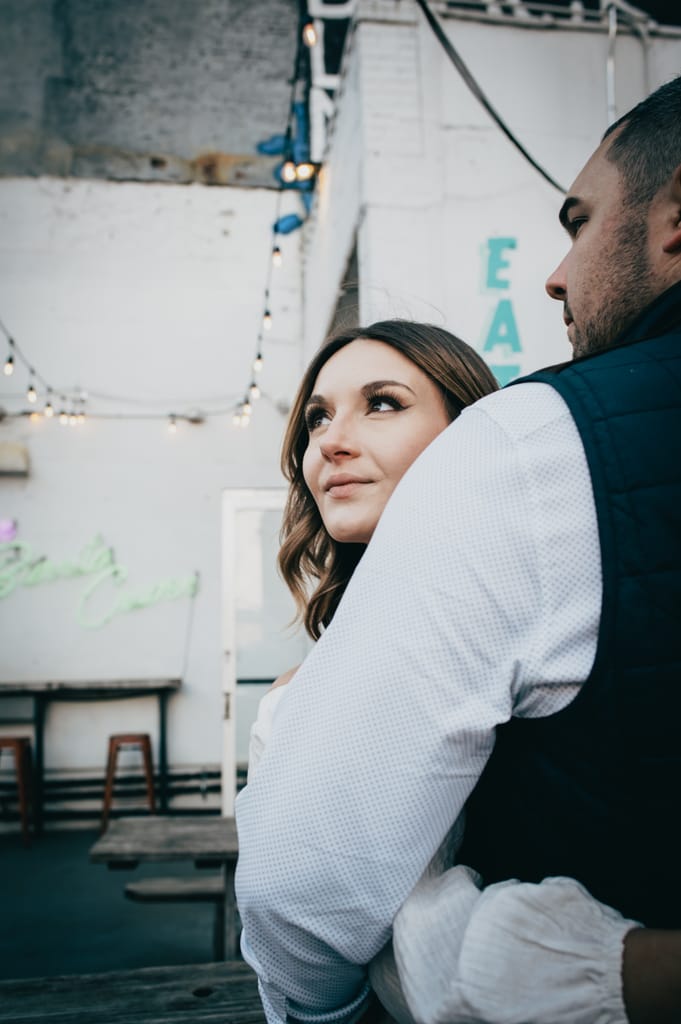 Emily and Griffin during their engagement session, photograph 34 of 57